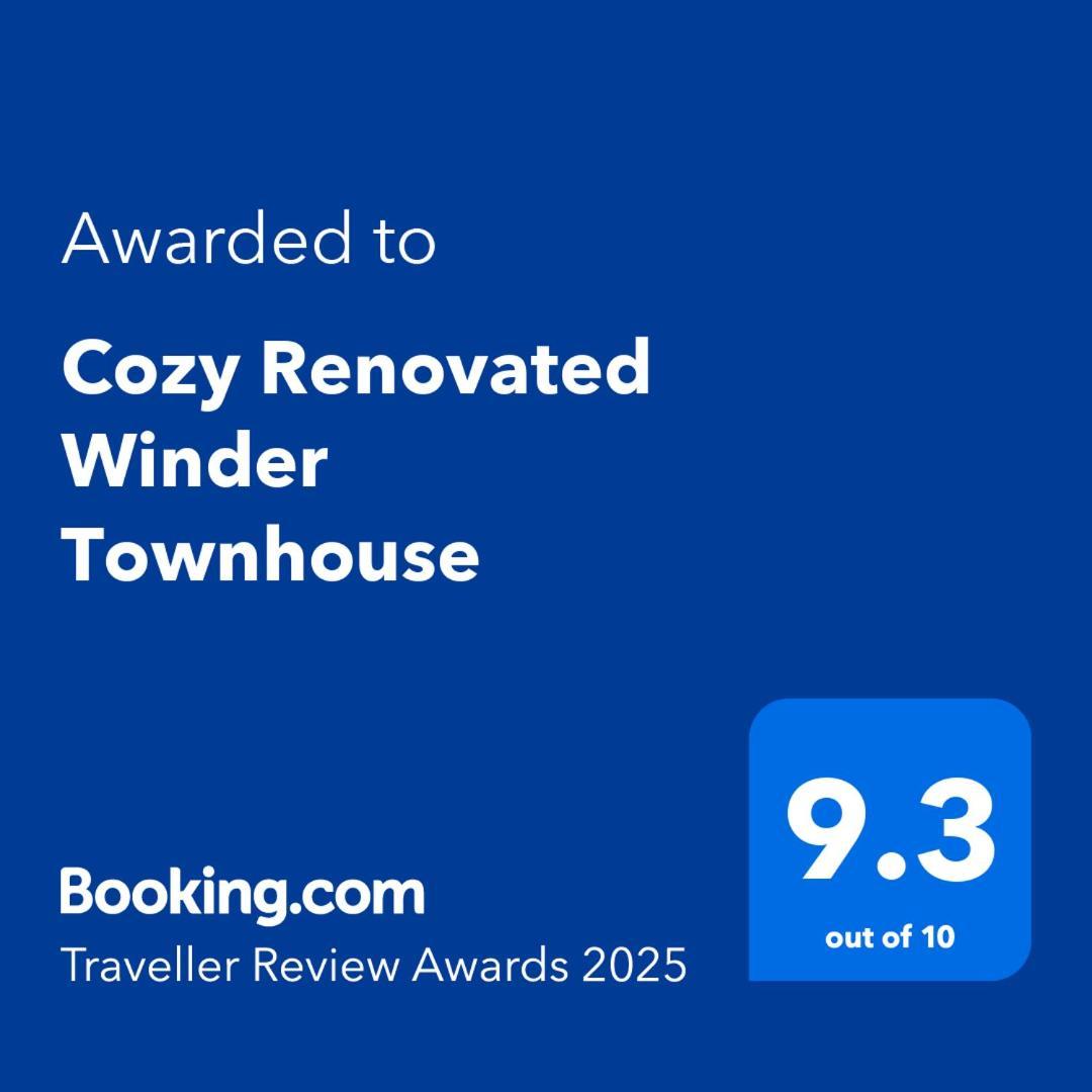 Cozy Renovated Winder Townhouse Traveller Awards 2025 Winner ภายนอก รูปภาพ